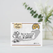 Carte de voyage : Ralentissez, soufflez ! (Debout devant)