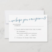 Carte de voyage Silver World pour un mariage de de (Dos)