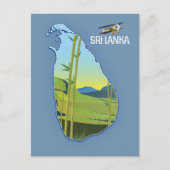 Carte de voyage Sri Lanka (Devant)