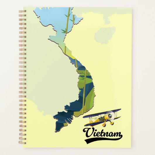 Carte de voyage Vietnam (Devant)