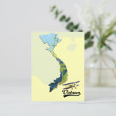 Carte de voyage Vietnam (Debout devant)