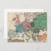 Carte de voyage vintage (Devant / Derrière)