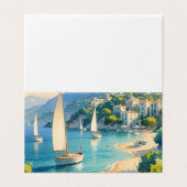 Carte de voyage vintage Côte d'Azur (Outside Unfolded)