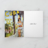 Carte de voyage vintage Cuba (Intérieur)