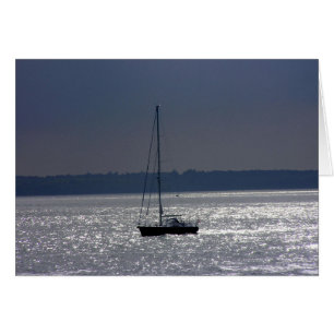 Carte de voyage Voile Solo