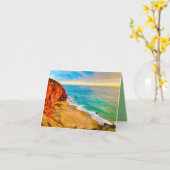 Carte de vue de Malibu (Fleur jaune)