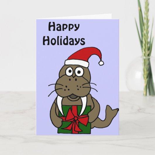 Carte de Walrus Christmas (Devant)