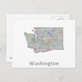 Carte de Washington (Devant / Derrière)