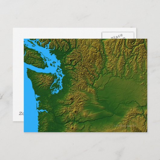 Carte de Washington (Devant / Derrière)