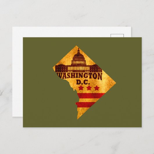 carte de washington (Devant / Derrière)