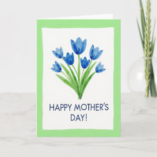 Carte de watercolor florale lime