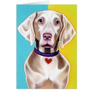 Carte de Weimaraner