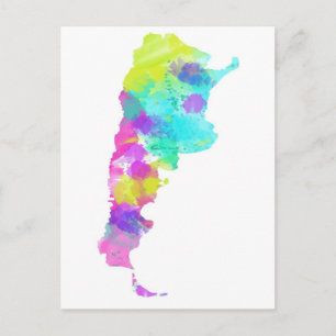 Carte de Whimy Watercolor Argentine