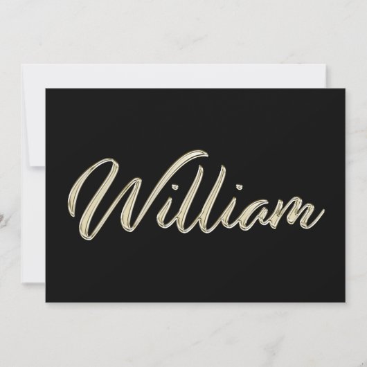 Carte de William White Gold (Devant)