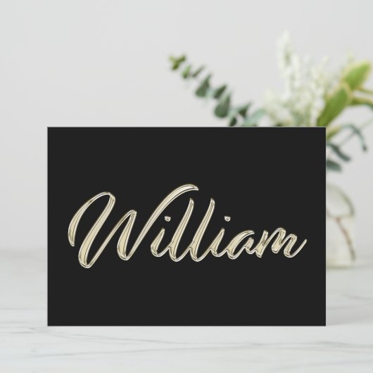 Carte de William White Gold (Debout devant)