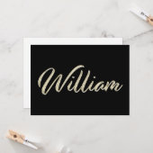 Carte de William White Gold (Devant/Arrière en situation)