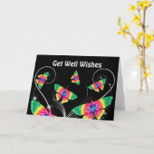 Carte de Wishes Butterflies (Fleur jaune)