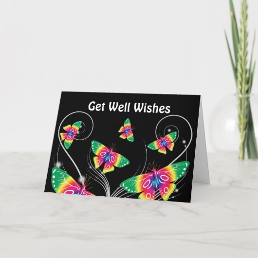 Carte de Wishes Butterflies (Devant)