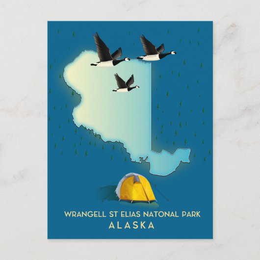 carte de wrangell st elias Alaska (Devant)