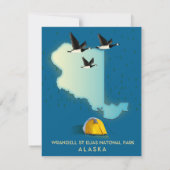 carte de Wrangell St Elias Alaska (Dos)