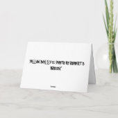 Carte de Yellow Daylily Birthday (Dos)