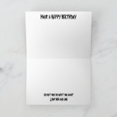 Carte de Yellow Daylily Birthday (Intérieur)
