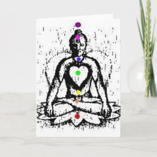carte de yoga de chakra