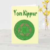 Carte de Yom Kippour (Fleur jaune)