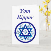 Carte de Yom Kippour (Fleur jaune)