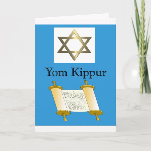 Carte de Yom Kippour (Devant)