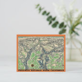 Carte de Yosemite sur carte postale (Debout devant)