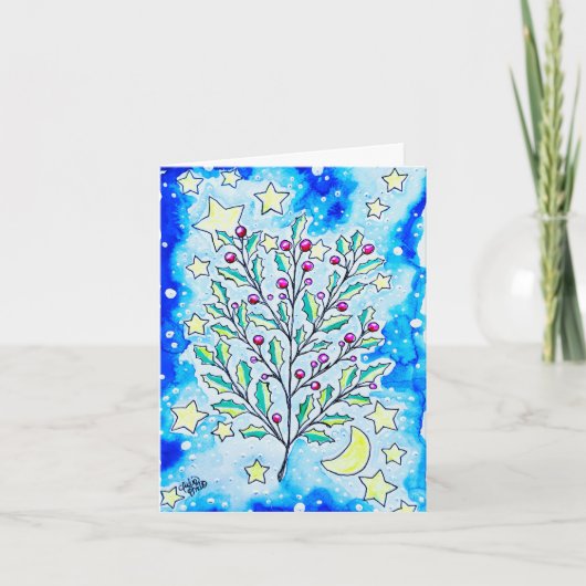 carte de Yule amusante (Devant)