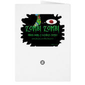 carte de zombis de nouveaux mariés (Dos)