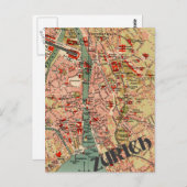 Carte de Zurich (Devant / Derrière)