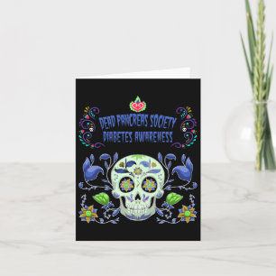 Carte Dead Pancreas Society Blue Sugar Diabetes Awards