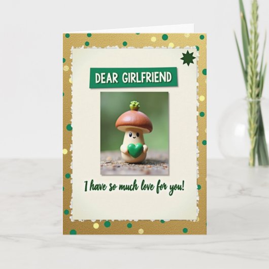 Carte Dear Girlfriend Love Card (Devant)