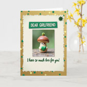 Carte Dear Girlfriend Love Card (Fleur jaune)