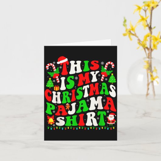 Carte Dear Santa I Can Explain Funny Christmas Kids Men (Fleur jaune)