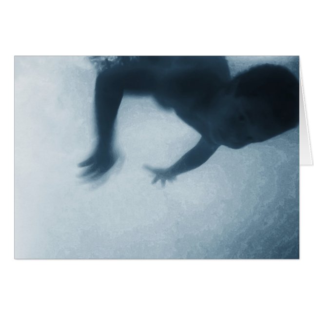 Carte d'Eau-Bébé (Devant horizontal)