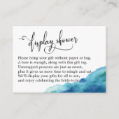 Carte d'eau bleu vert Aqua (Devant)