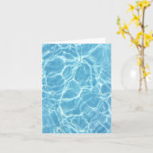 Carte d'eau de piscine (Fleur jaune)