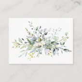 Carte d'eau Eucalyptus Green Display (Dos)