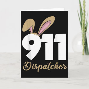 Carte Débardeur de Pâques pour dispatcher 911