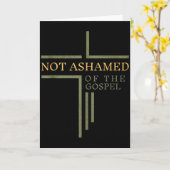 Carte Débardeur Pas Honteux De L'Évangile  (Fleur jaune)