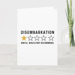 Carte Débarquement affreux, je ne recommanderais pas, dr