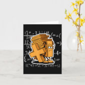 Carte Débordement de maths Équation drôle Cartoon (Fleur jaune)