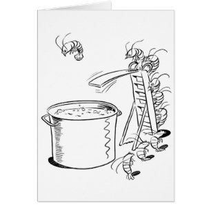 Carte d'ébullition de crevette