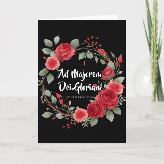 Carte Début de l'obtention du diplôme St. Ignatius Relig (Devant)