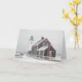 Carte Décembre à la lumière de Scituate (Fleur jaune)