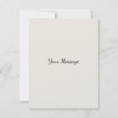 Carte Décembre Mois de naissance Fleur Narcisse Élégant (Dos)